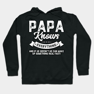 Papa Knows Everything 60Th Father Day Hoodie